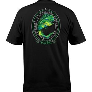 Salt Life Dorado Dark Ale Pocket Tee            3G
